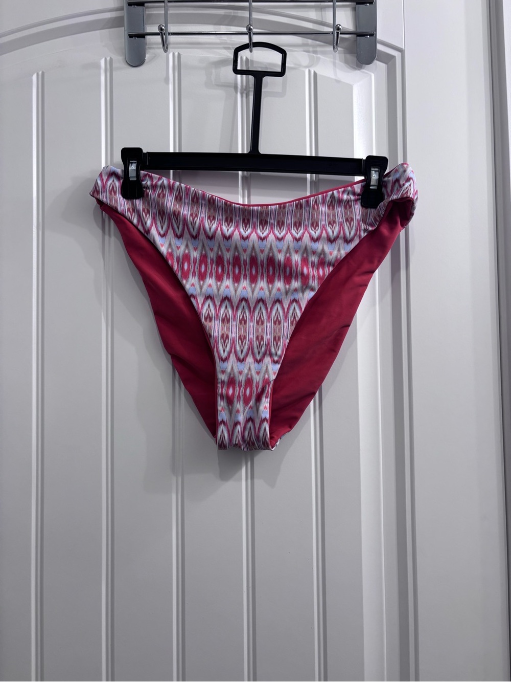 Cupshe Pink Patterned High-Rise Bikini Bottoms